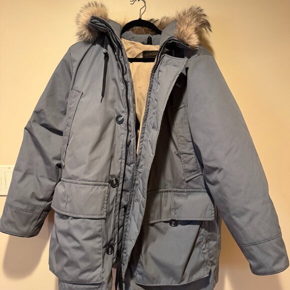 Eddie Bauer Men's Down Parka, Real Fur Hood